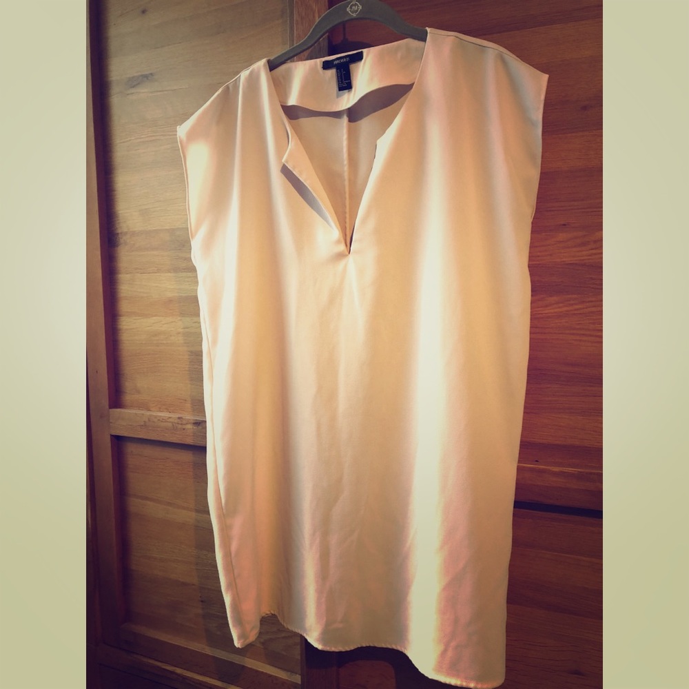 Cream/Gold Tunic—Forever 21–Size S